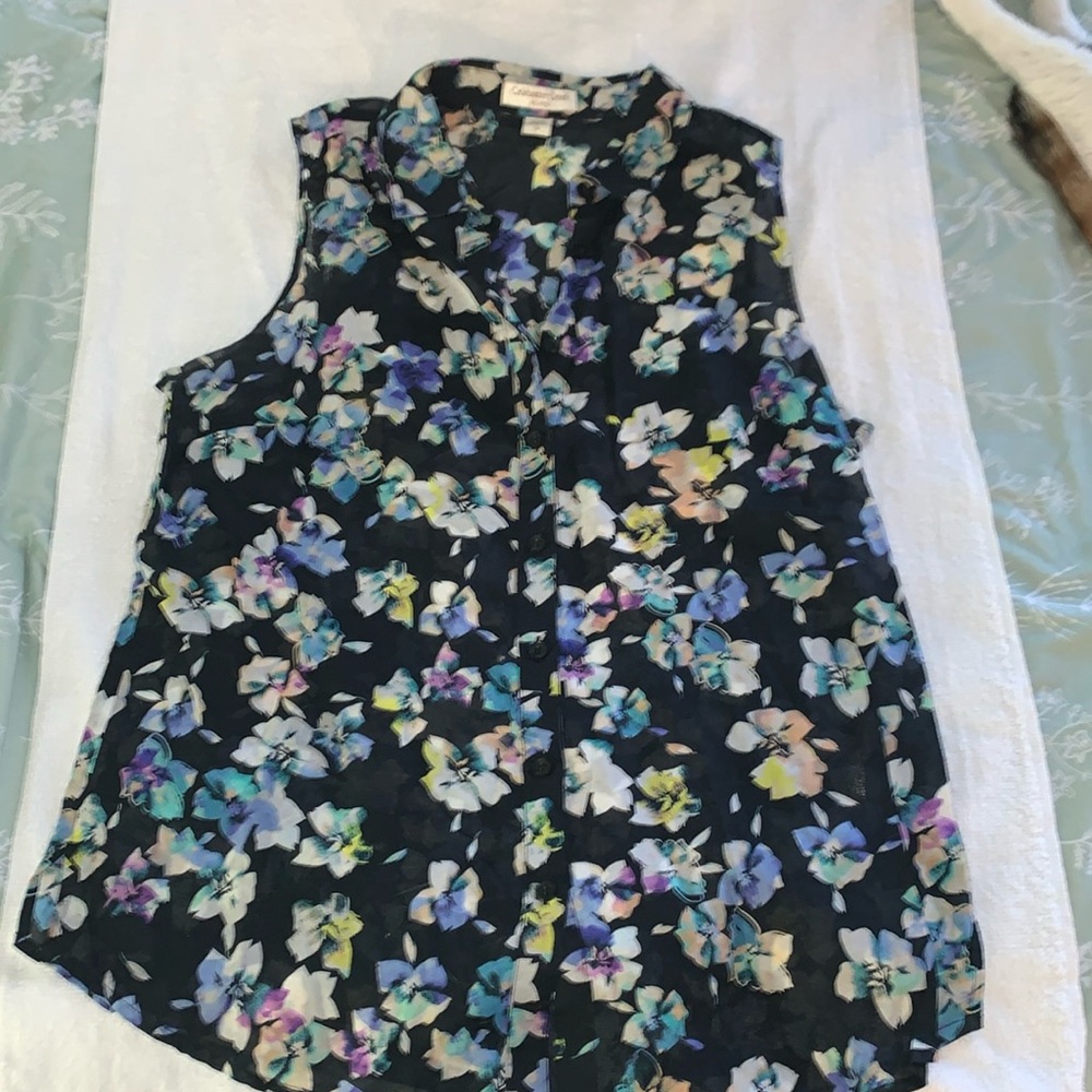 Coldwater Creek Sleeveless  Size L (14) blouse.